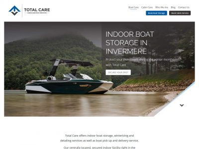 Total Care Ltd website boat care page